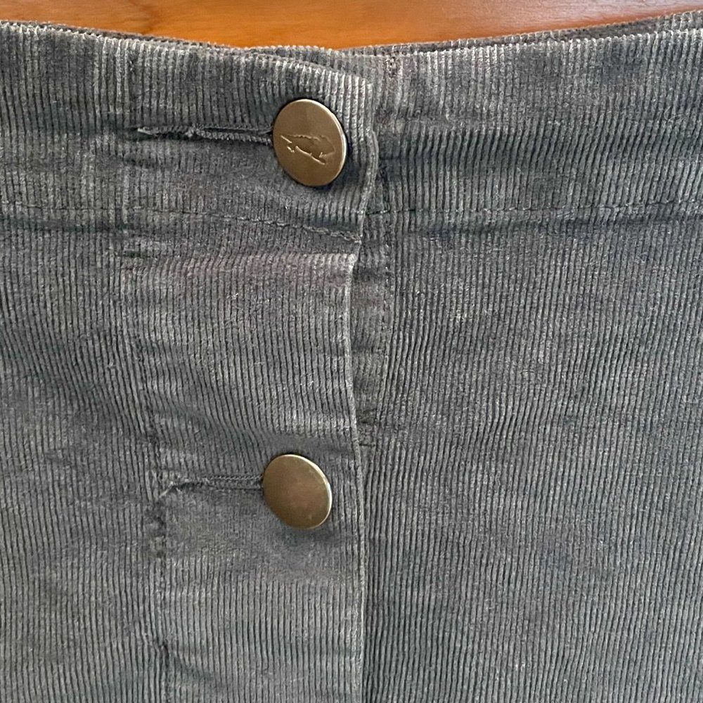 Toad & Co Corduroy Black Skirt Sz 2 - Picture 4 of 7